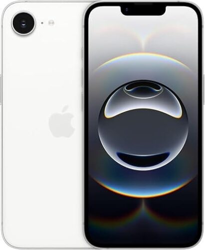 iPhone 16e 128 GB: Built for Apple Intelligence, A18 Chip, Supersized Battery Life, 48MP Fusion. Camera, 15.40 cm (6.1″) Super Retina XDR Display; White