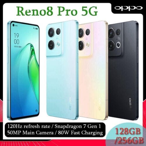 OPPO Reno8 5G Shimmer Gold 128 GB 8 GB RAM