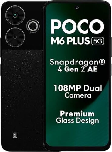 POCO M6 Plus 5G Graphite Black 6GB RAM 128GB ROM