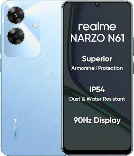 realme NARZO N61 (Voyage Blue,6GB RAM+128GB Storage)