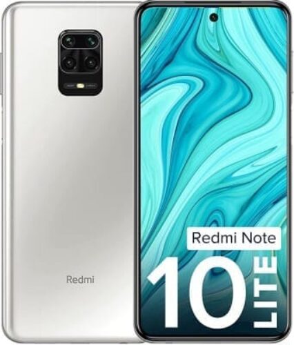 Redmi Note 10 Lite (Glacier White, 4GB RAM, 64GB Storage)