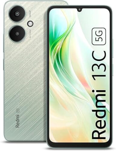 Redmi 13C 5G (Startrail Green,6GB RAM, 128GB Storage) | MediaTek Dimensity 6100+ 5G | 90Hz Display