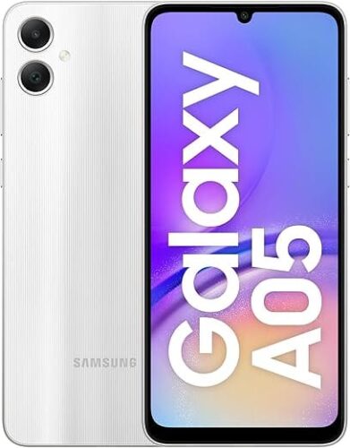 Samsung Galaxy A05 (Silver, 6GB, 128GB Storage)