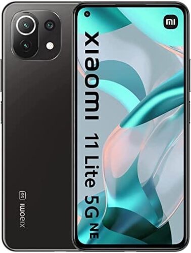 Xiaomi Mi 11 Lite 5G NE – Unlocked Smartphone 5G + 4G LTE Volte, 8GB+128GB, 6.55” , Black